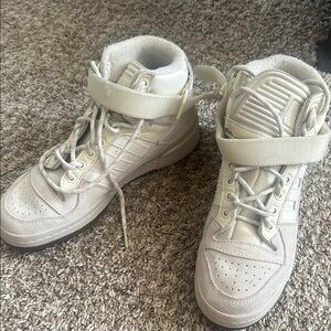 Adidas Forum White High-Top Sneakers